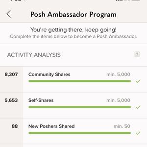 Posh ambassador program